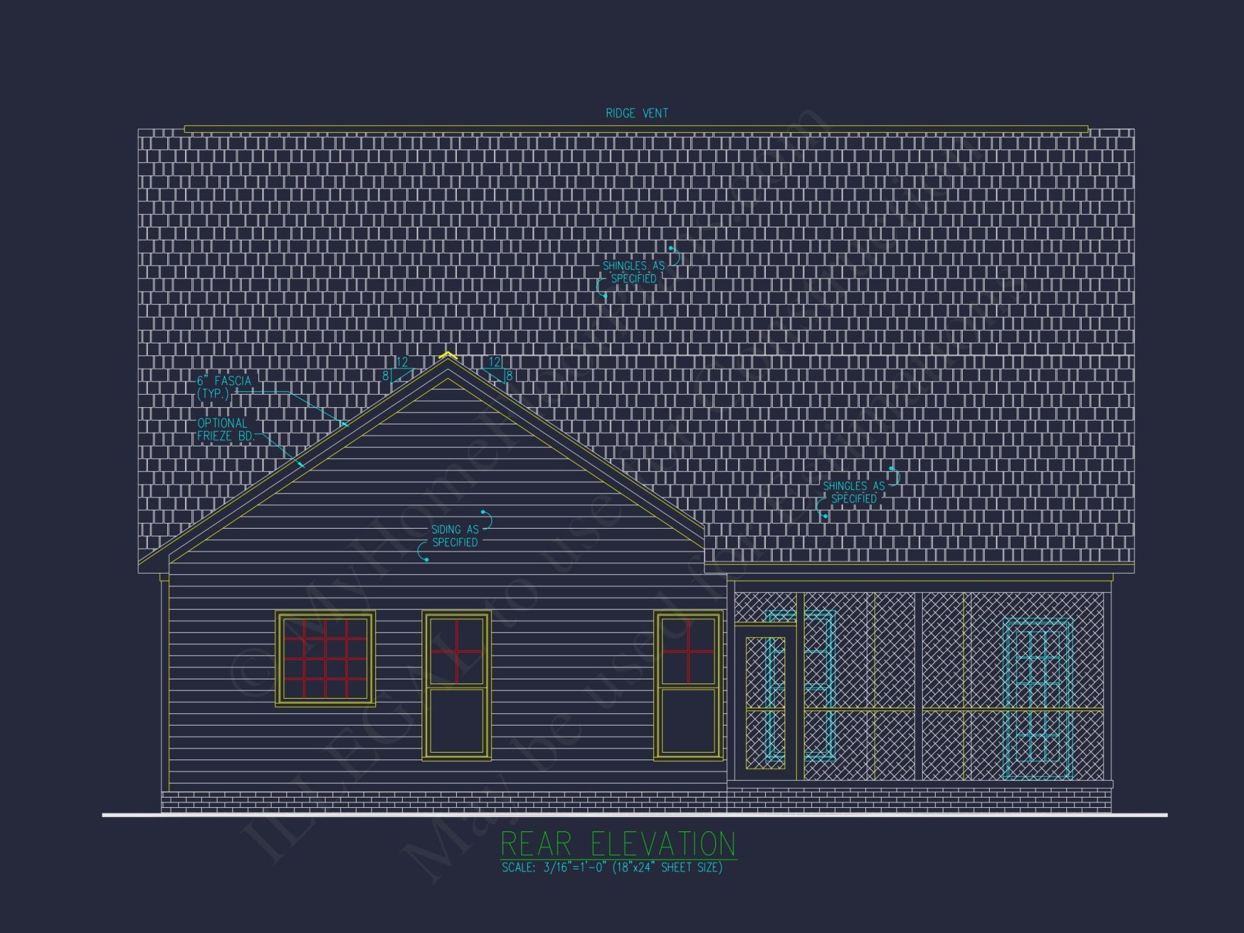 Beautiful One-Story Craftsman House Plan with Vaulted Ceilings & CAD Blueprints