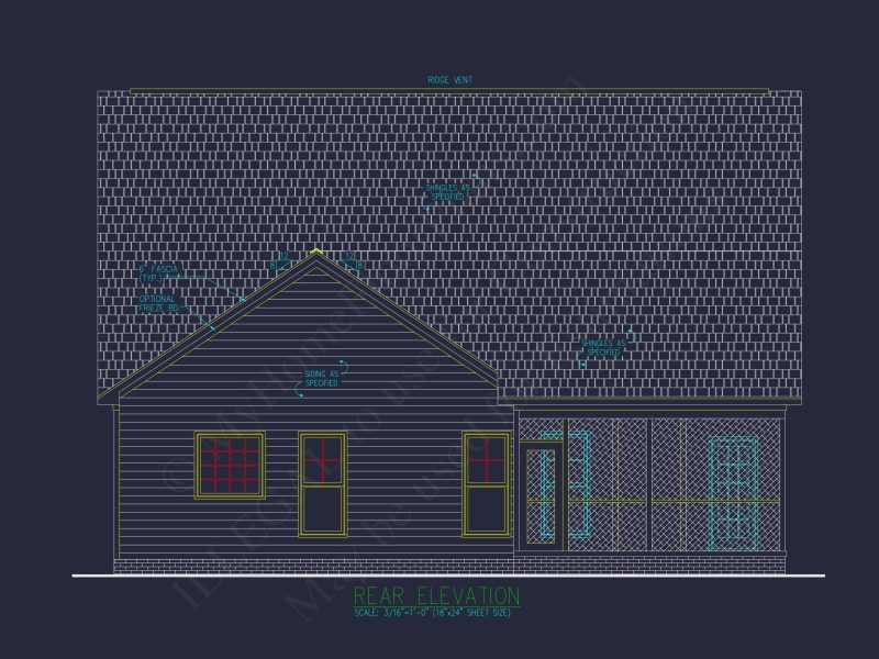 Beautiful One-Story Craftsman House Plan with Vaulted Ceilings & CAD Blueprints
