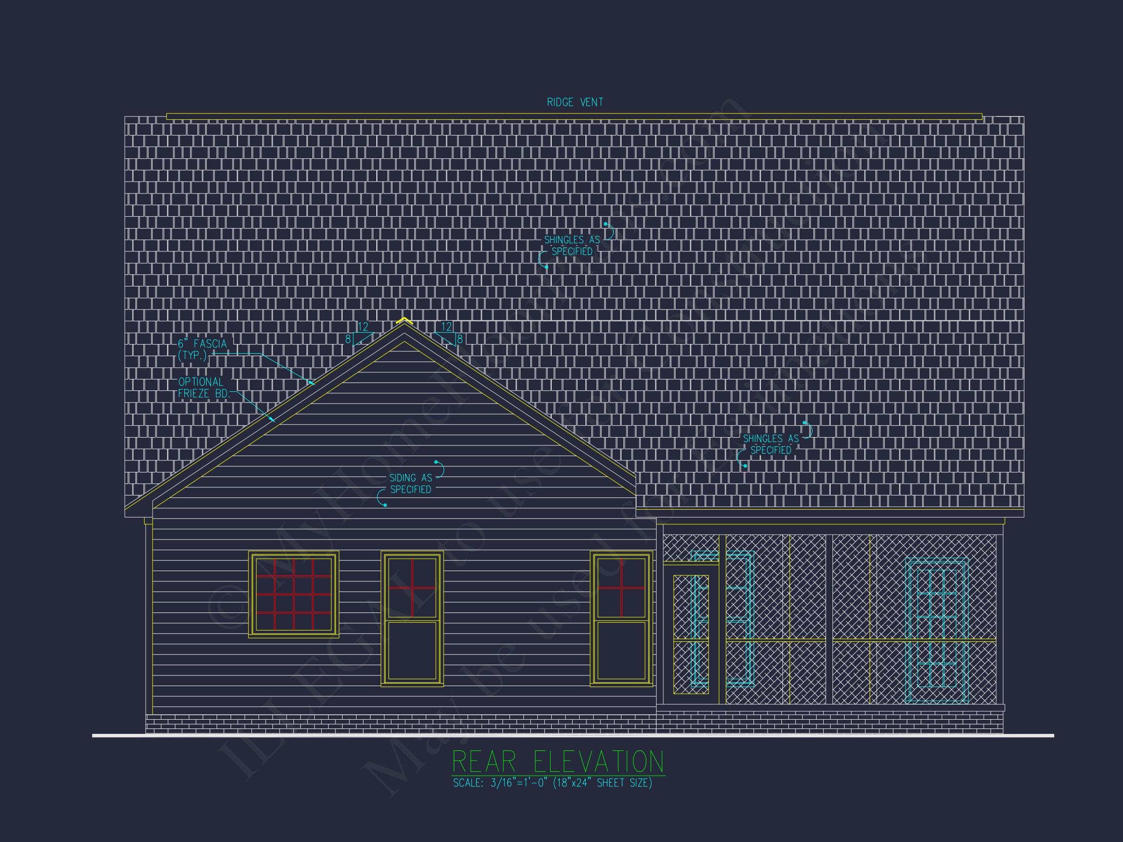 Beautiful One-Story Craftsman House Plan with Vaulted Ceilings & CAD Blueprints