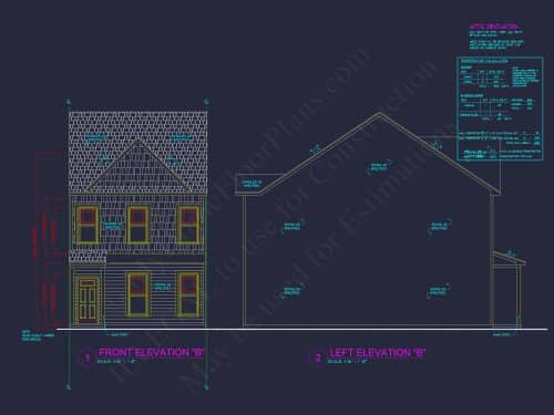 Modern 2-Bedroom Townhome Plan with Open Floor Plan & Fireplace