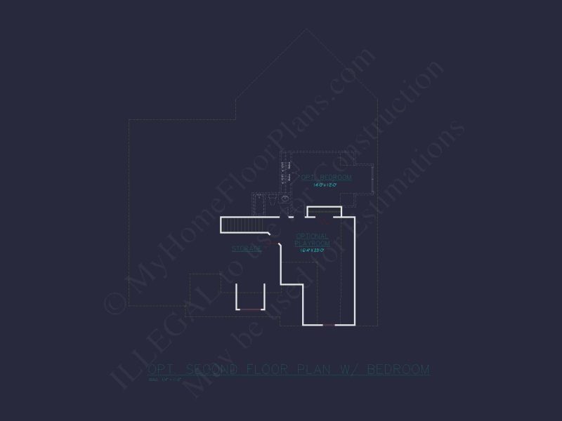 Customizable Floor Plan Blueprint with CAD Architecture & Southern Style