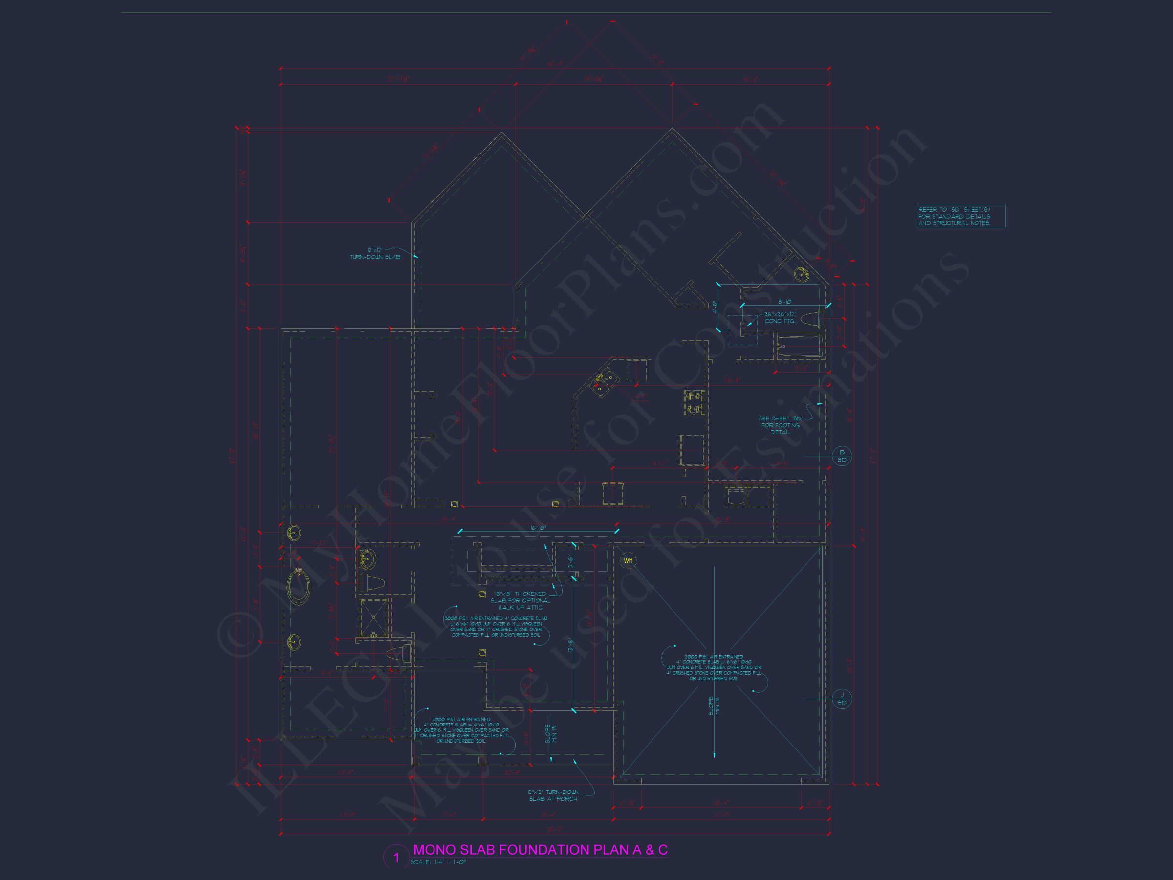 Customizable Floor Plan Blueprint with CAD Architecture & Southern Style