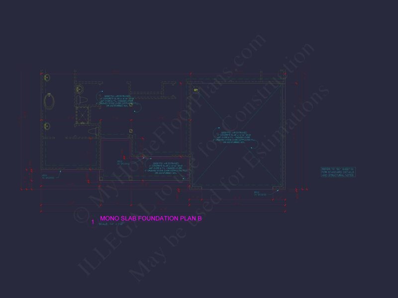 Customizable Floor Plan Blueprint with CAD Architecture & Southern Style