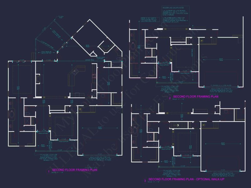 Customizable Floor Plan Blueprint with CAD Architecture & Southern Style