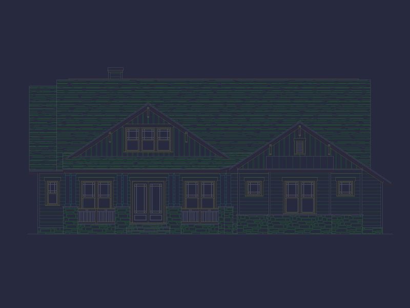 Spacious 1.5-Story Craftsman House Plan with Open Floor Layout