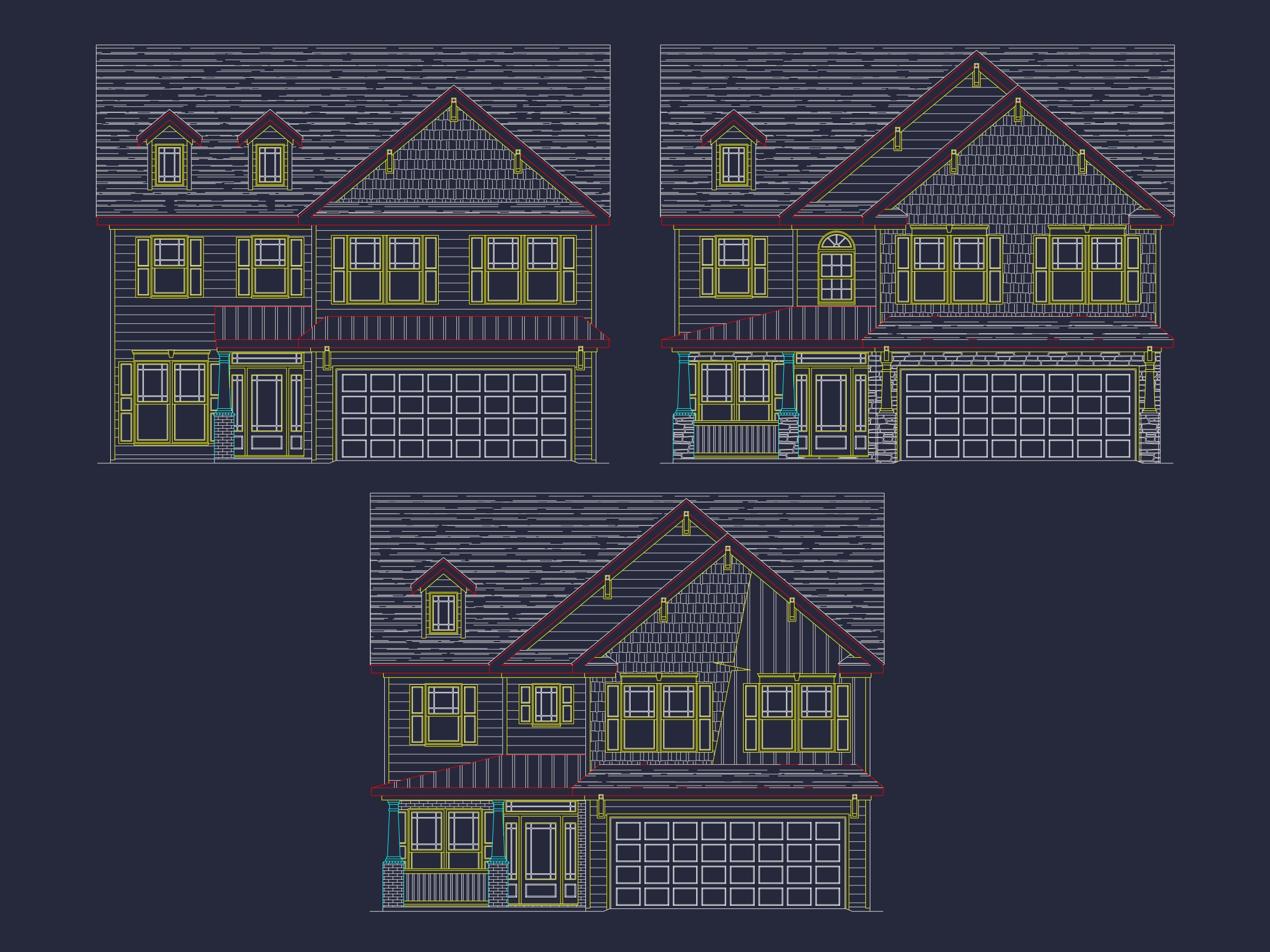 Beautiful 2-Story Home Plan with 4 Bedrooms and 2-Car Garage