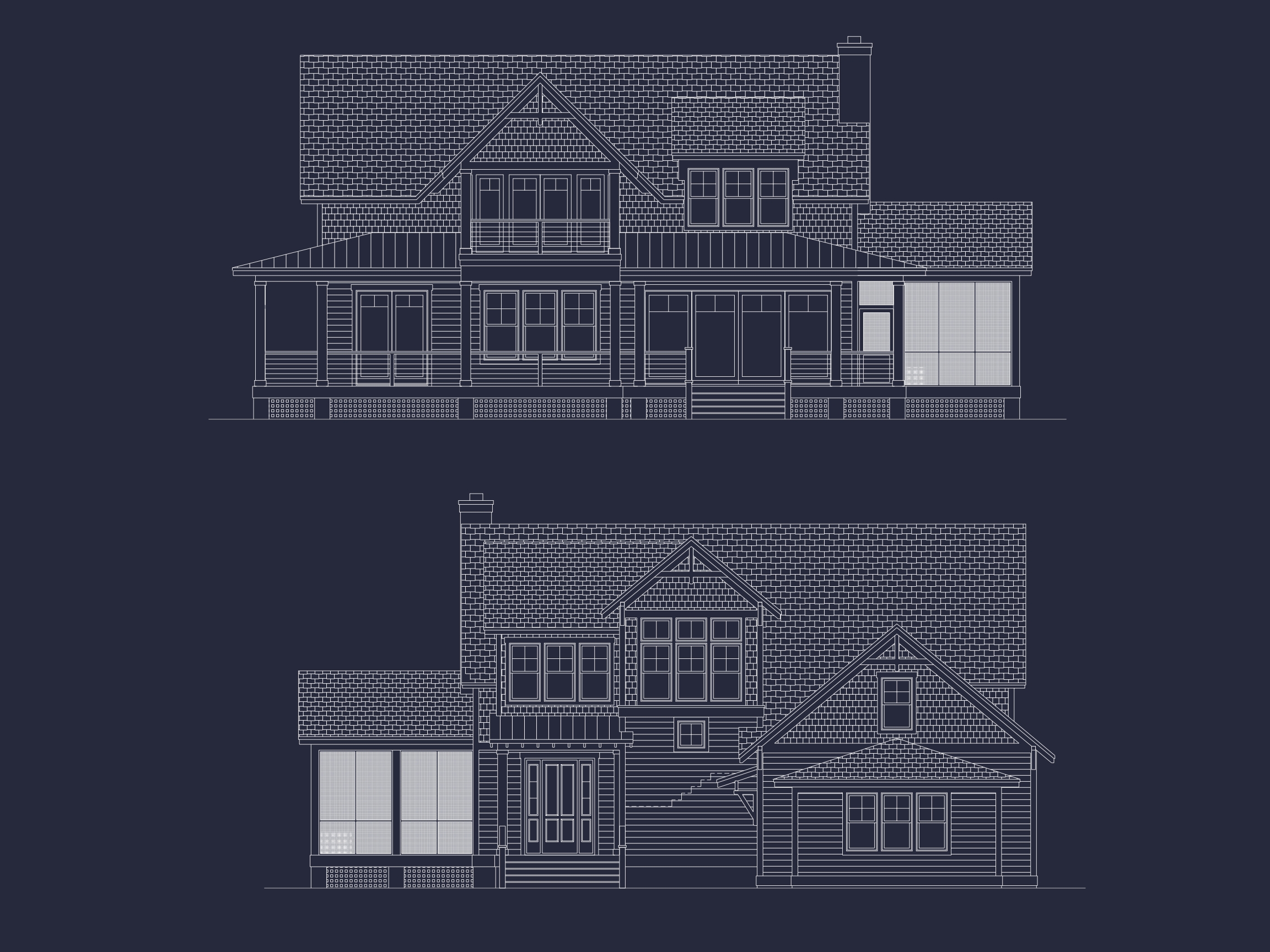 Craftsman Home Floor Plan: 2-Story,3-Bed Blueprint