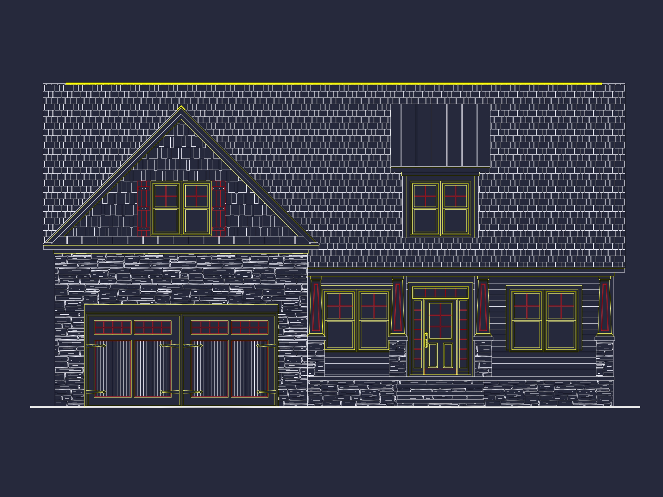 Craftsman Home Plan: Floor,Blueprint & CAD Designs