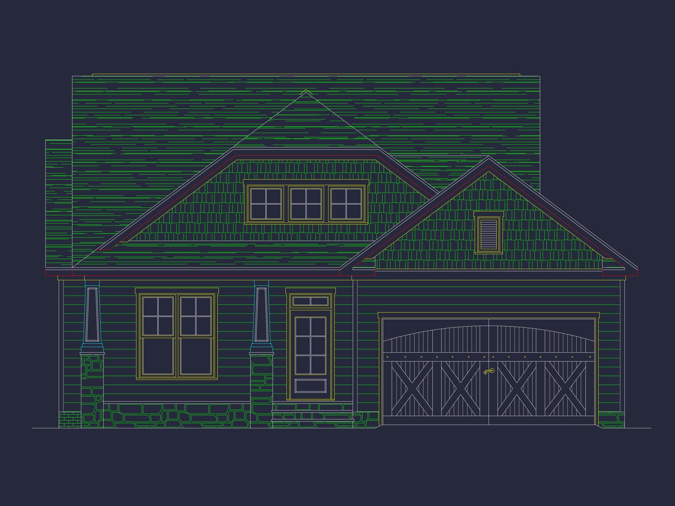 Craftsman Home Plan with Open Floor Plan and CAD Designs