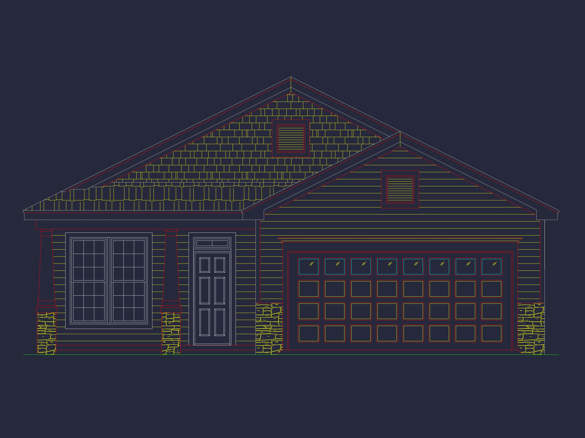 Craftsman-Style Home Plan with Open Floor Design and CAD Blueprints