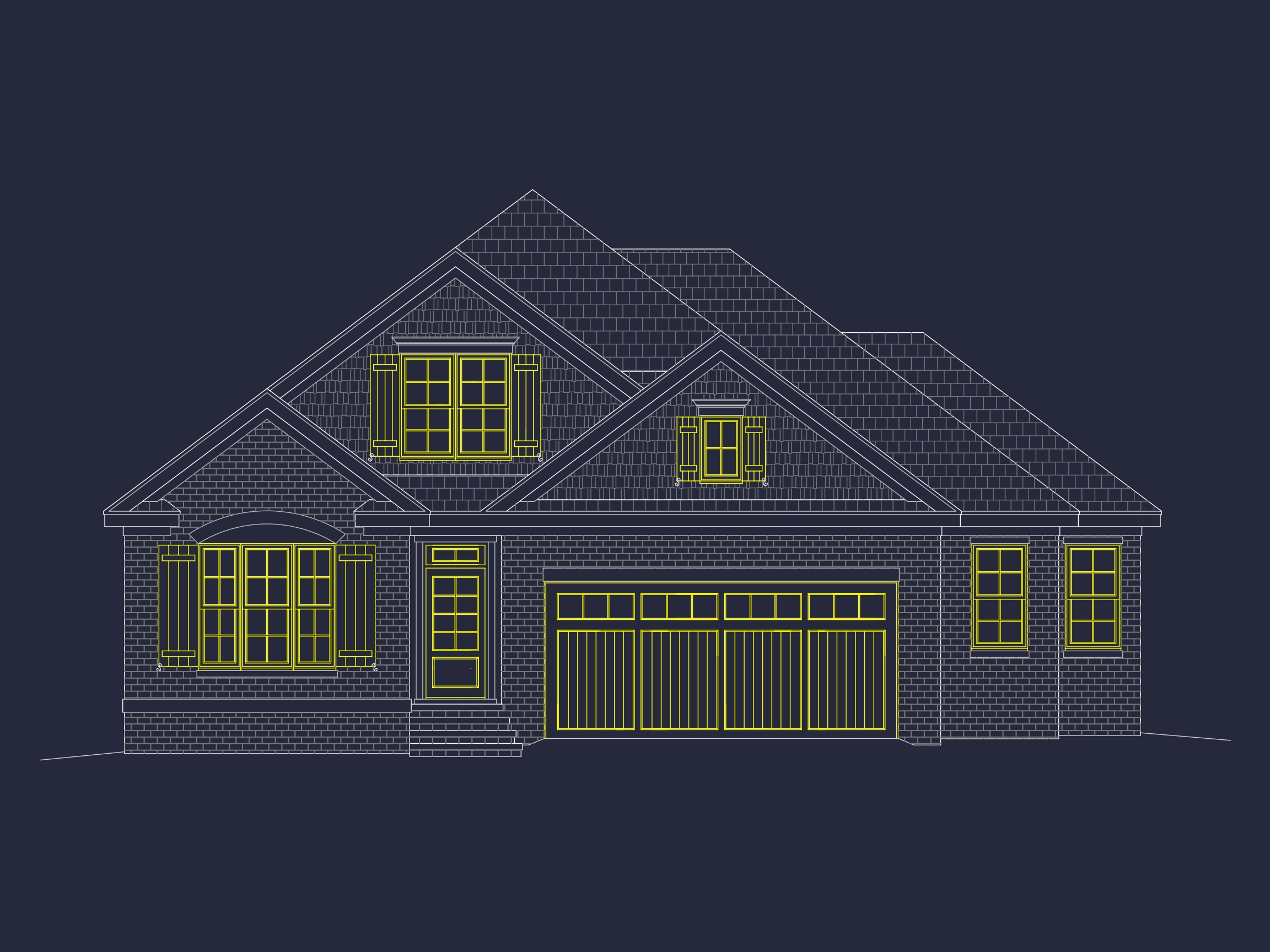 Custom Home Floor Plan: CAD Designs and Blueprint Details