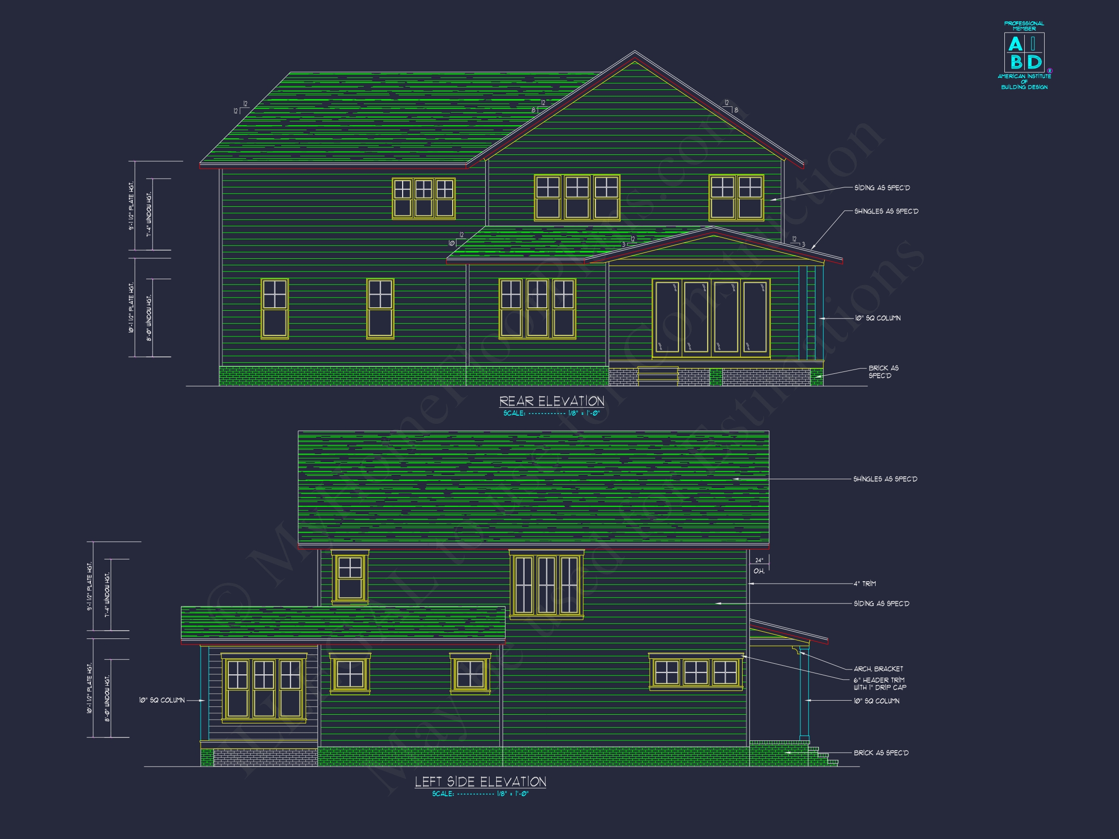 Efficient 2-Story Craftsman Home Plan with Flexible Garage Options