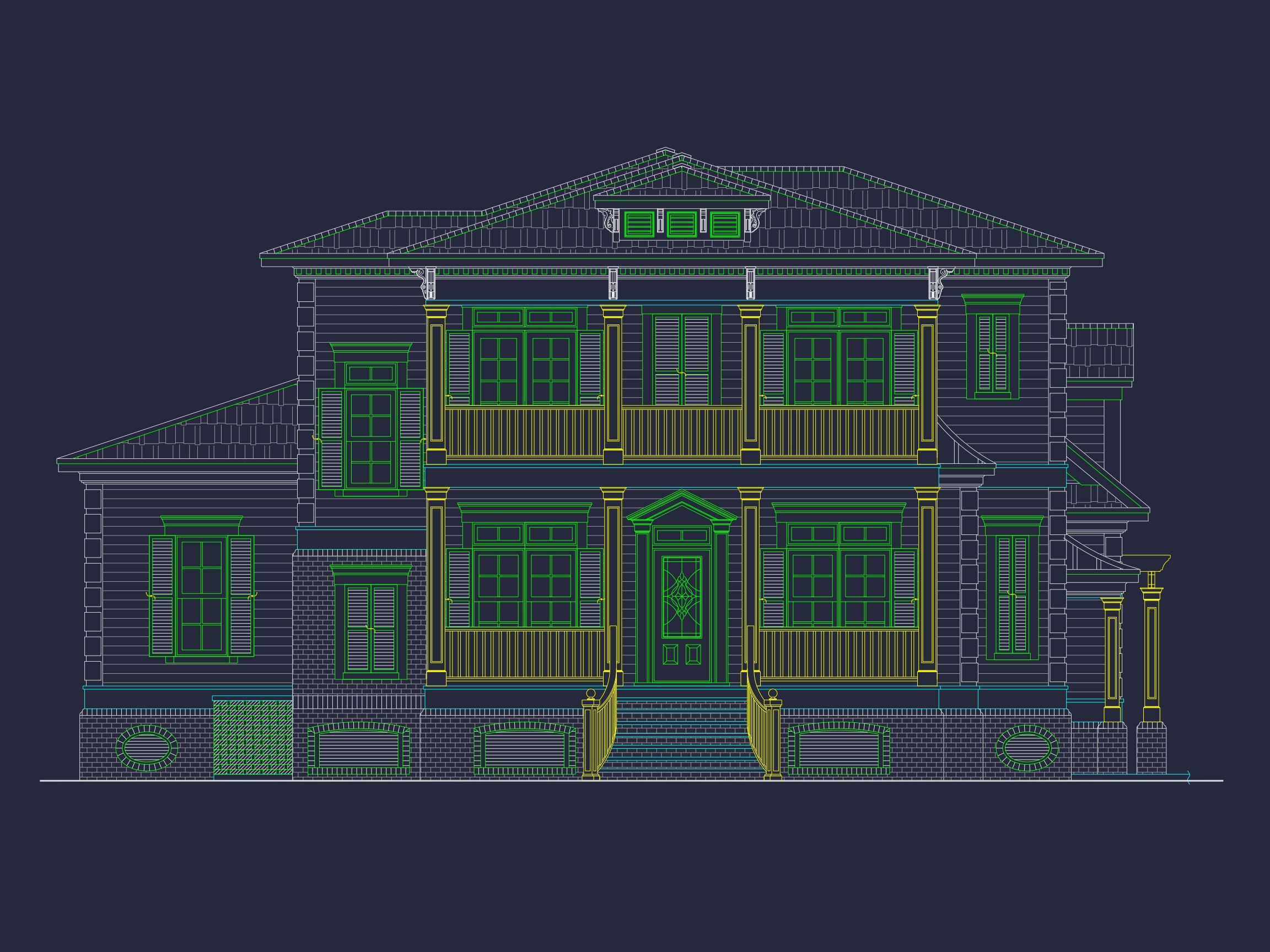 Elegant Craftsman Home Plan with 4 Bedrooms and 2-Car Garage