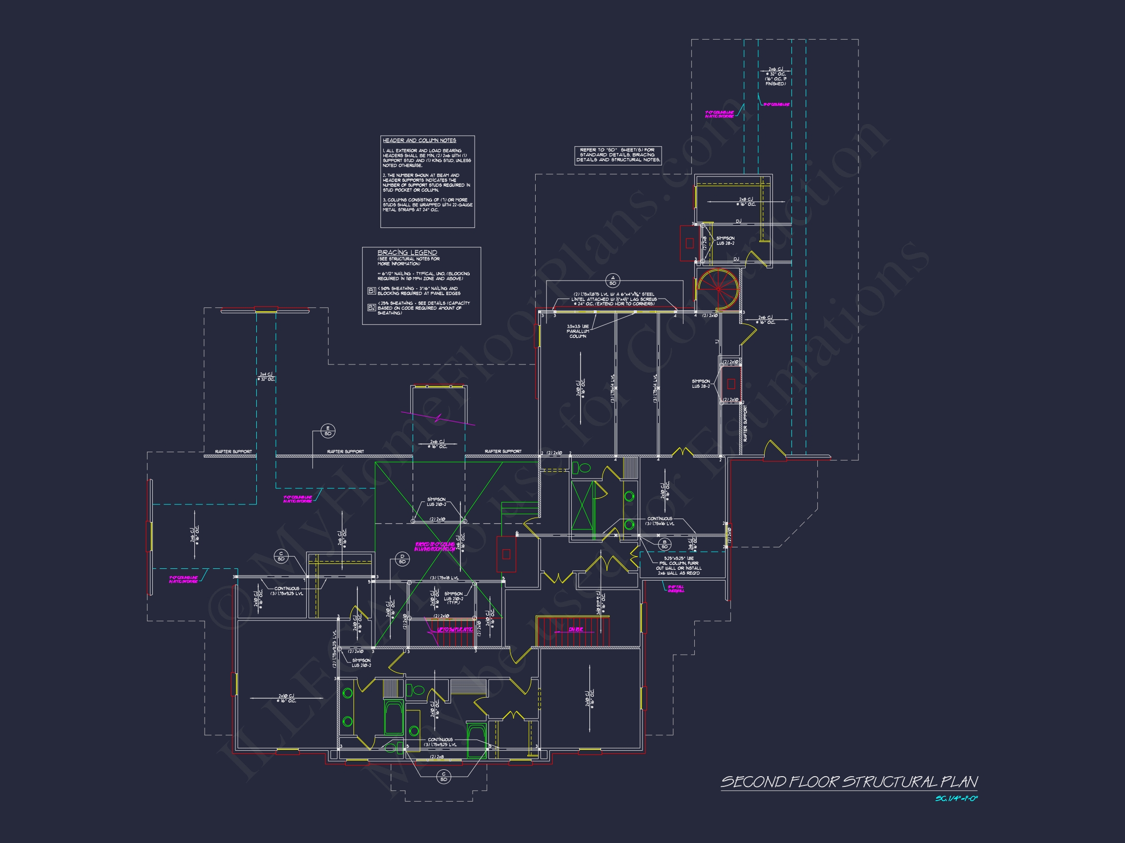 Elegant Home Design with CAD Floor Plans and Architecture Blueprints