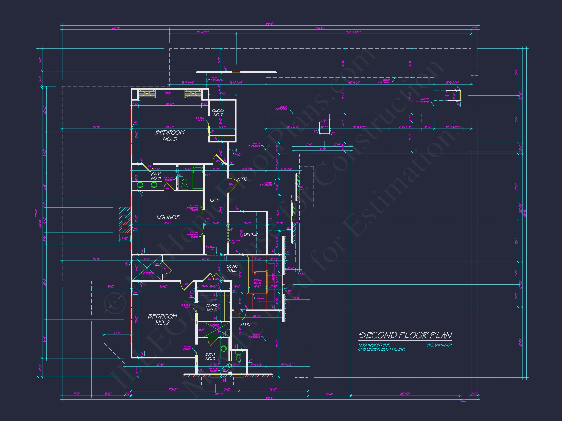 European 3-Story 5-Bed Home Plan: 5688 Sq Ft Blueprint