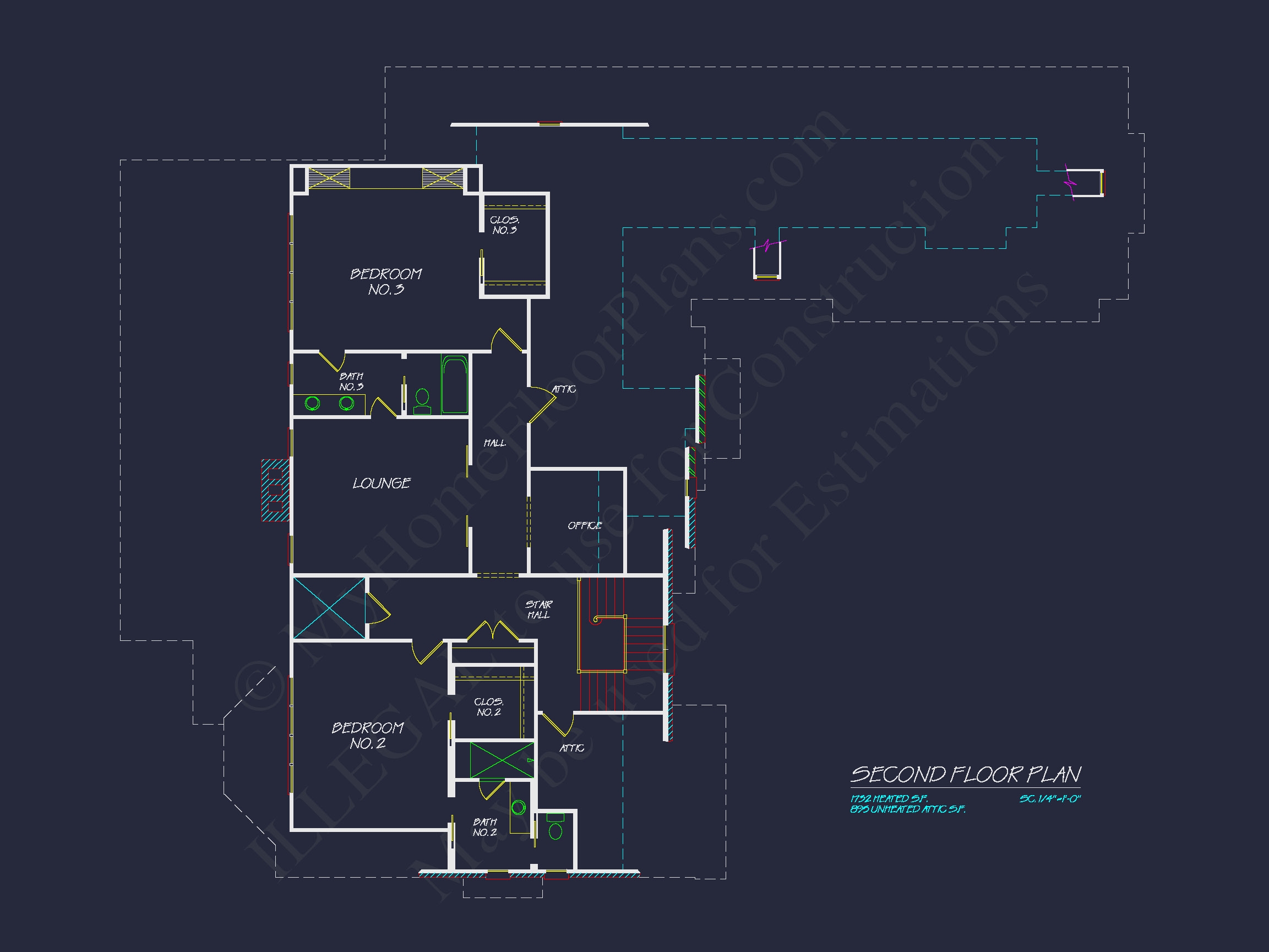 European 3-Story 5-Bed Home Plan: 5688 Sq Ft Blueprint