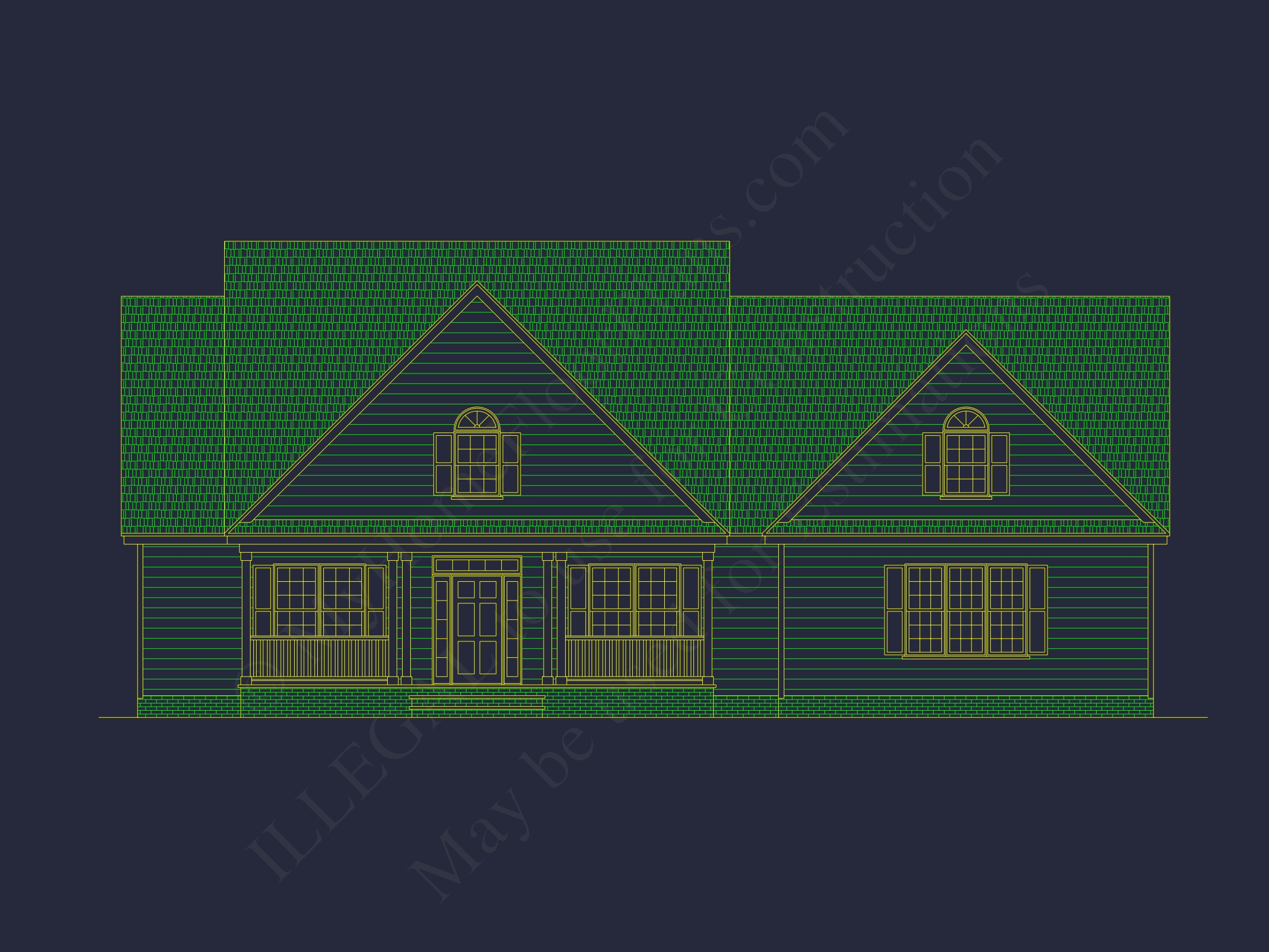 Home Blueprint Design with Floor Plan CAD