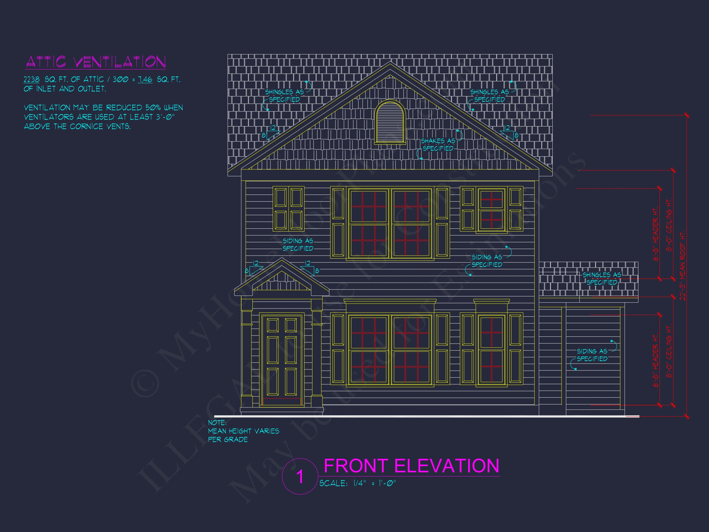 Modern 2-Story Home Plan with Side Garage