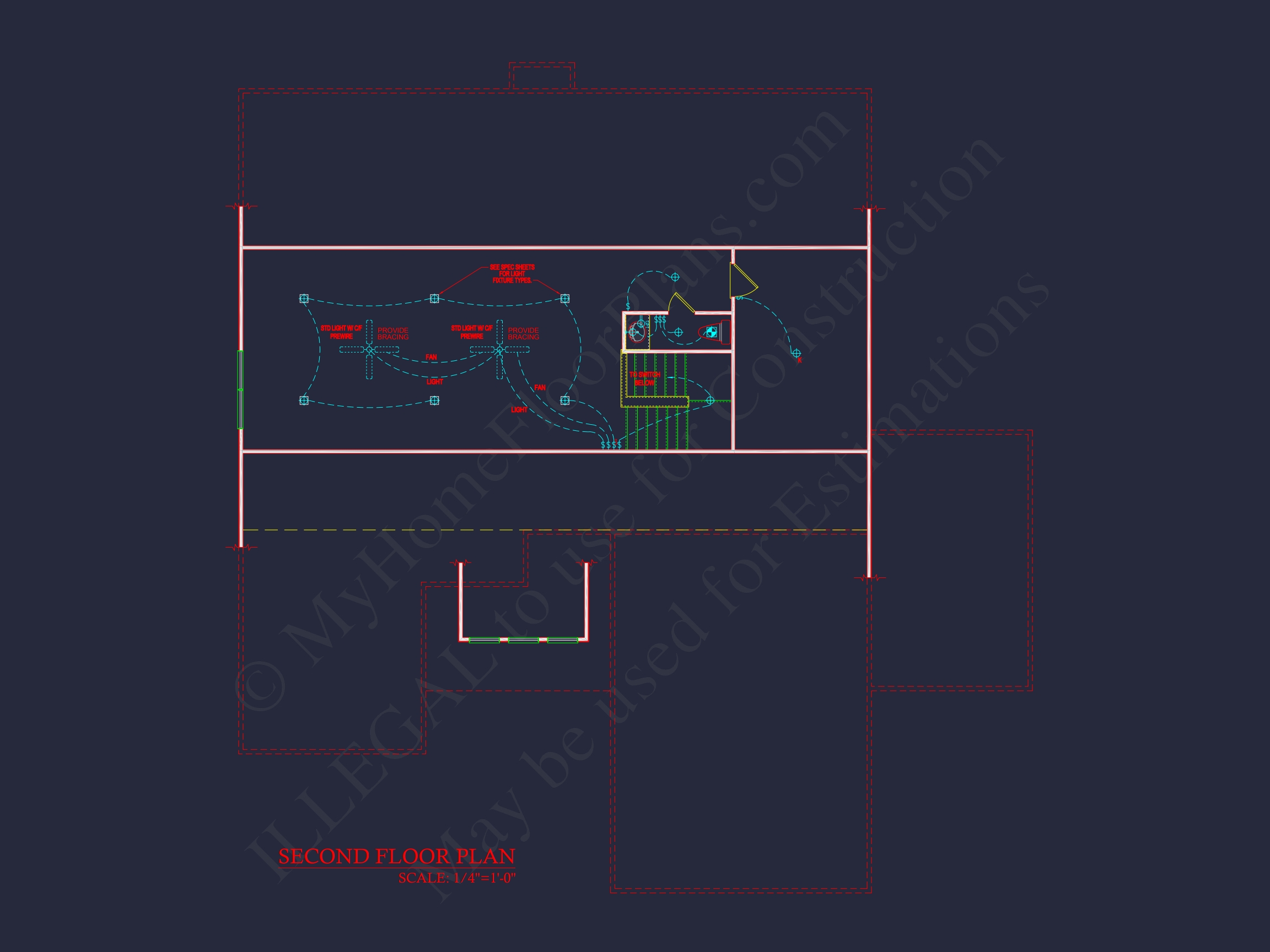 Modern Craftsman Home Plan with Open Floor Blueprint Designs