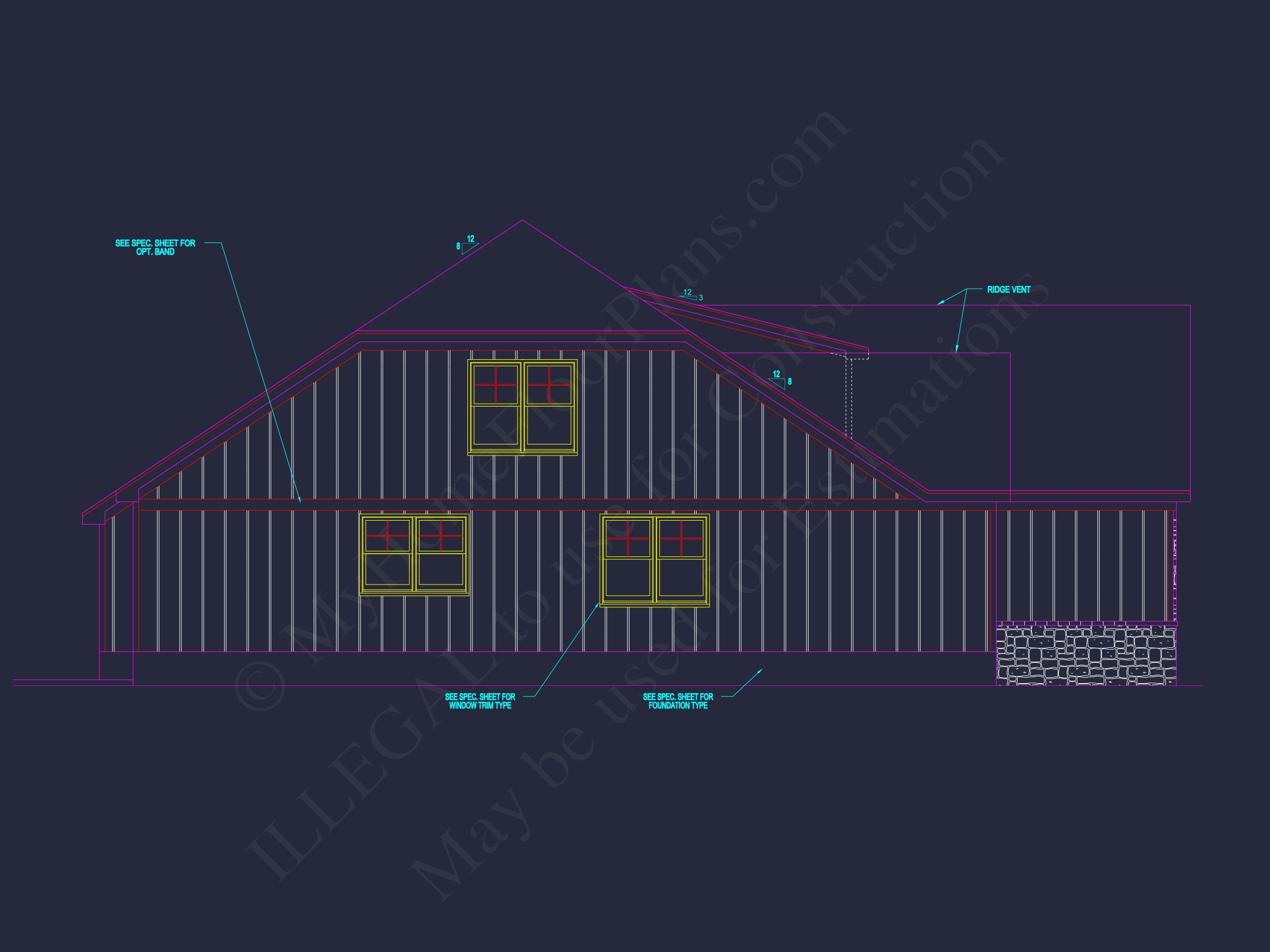 Modern Craftsman Home Plan with Open Floor Blueprint Designs