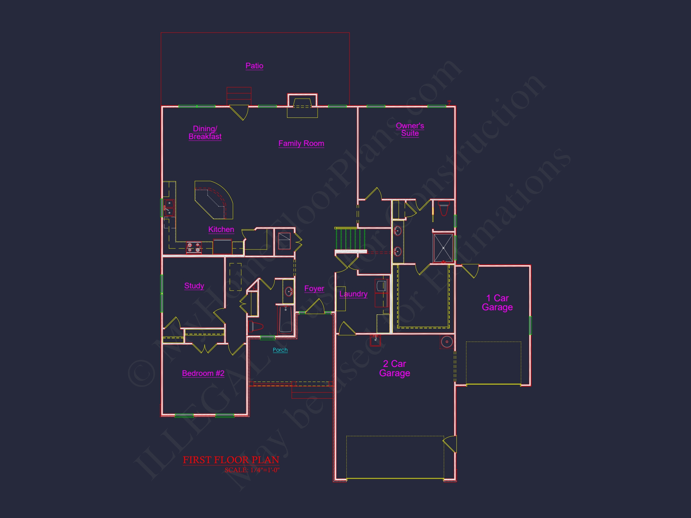 Modern Craftsman Home Plan with Open Floor Blueprint Designs