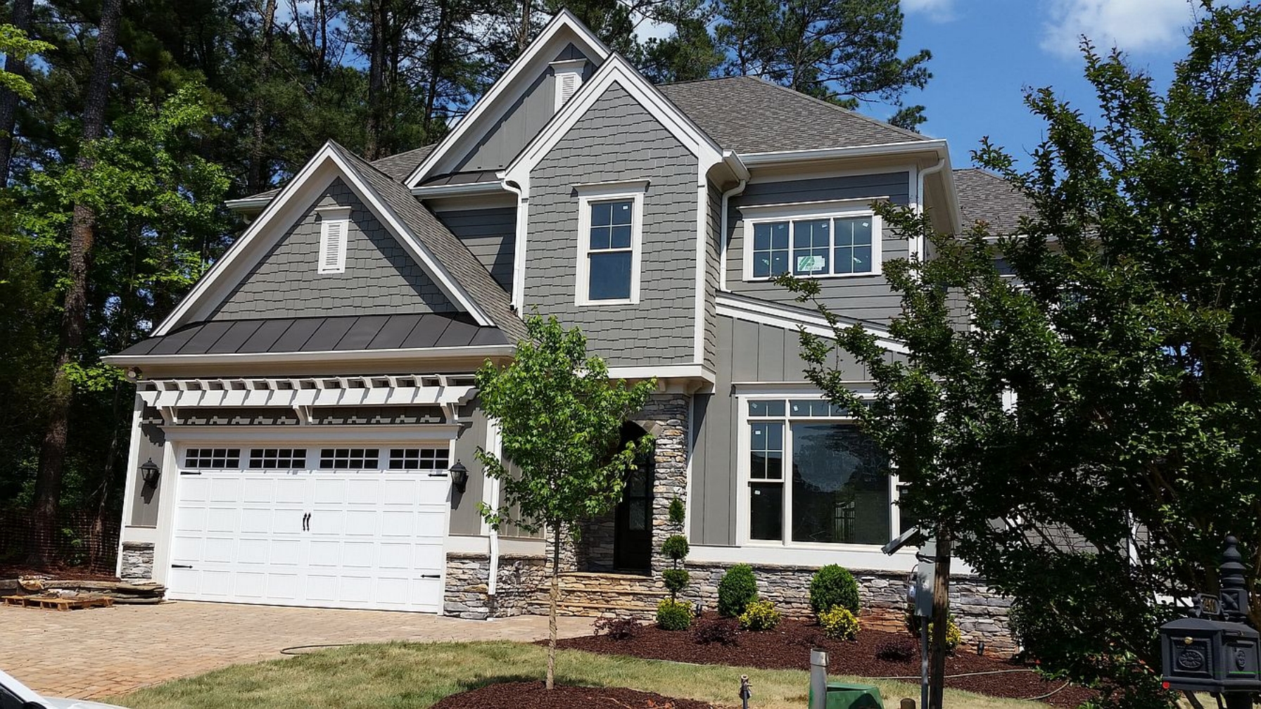 Modern Floor Plan with CAD Designs for 2-Story Home Blueprints