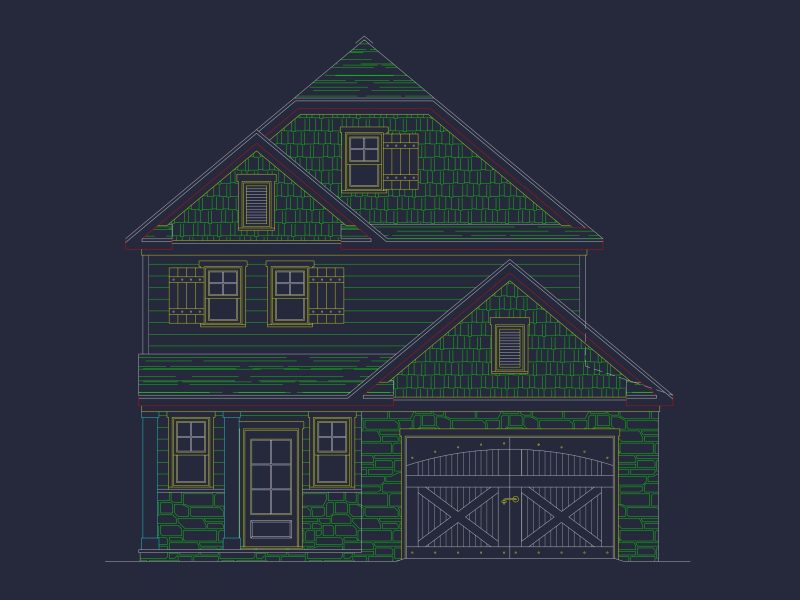 Modern Craftsman house Plan with Open Floor Plan Designs