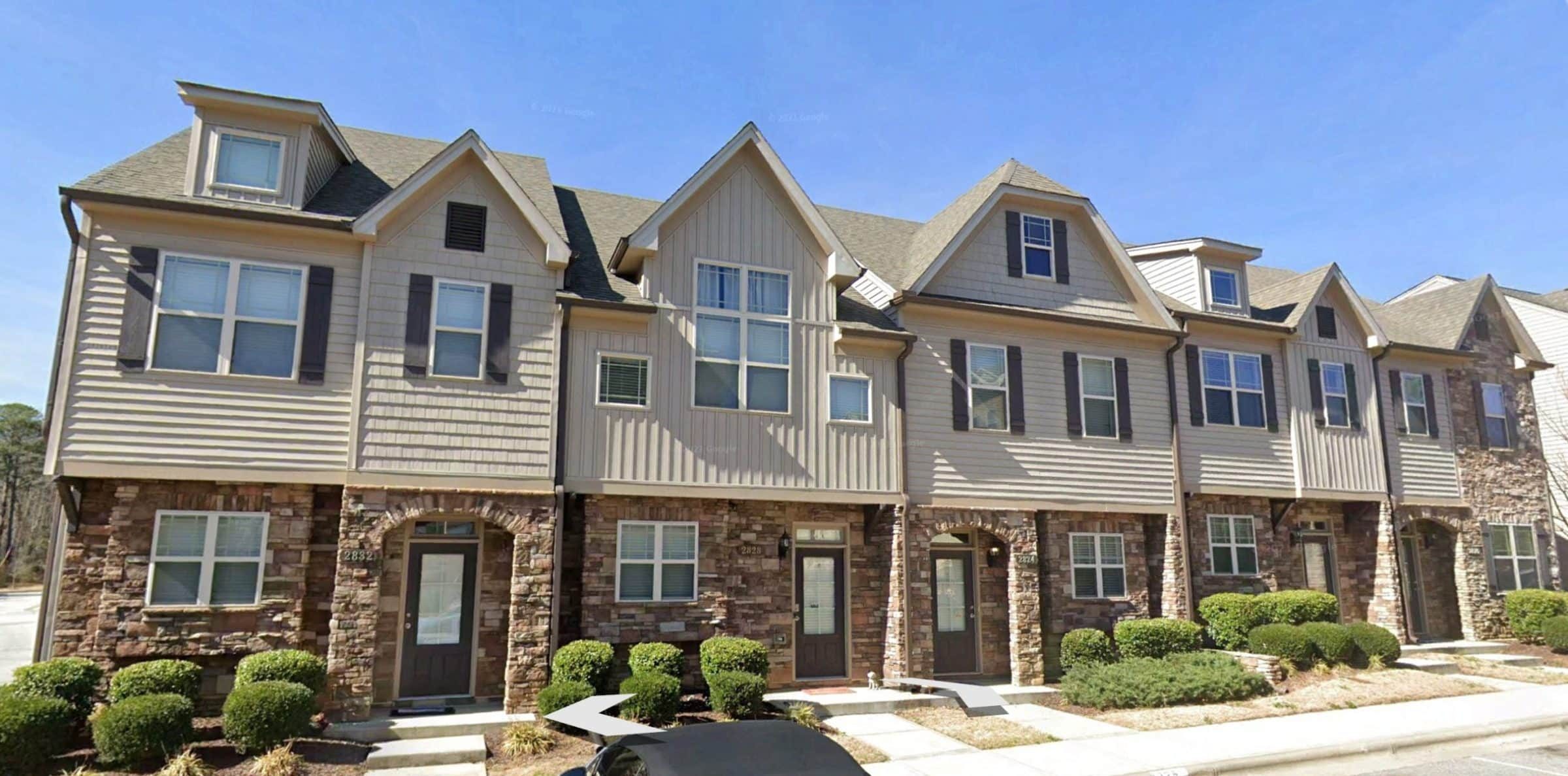 3-Bedroom Townhome Designs with Detailed Floor Plans and CAD