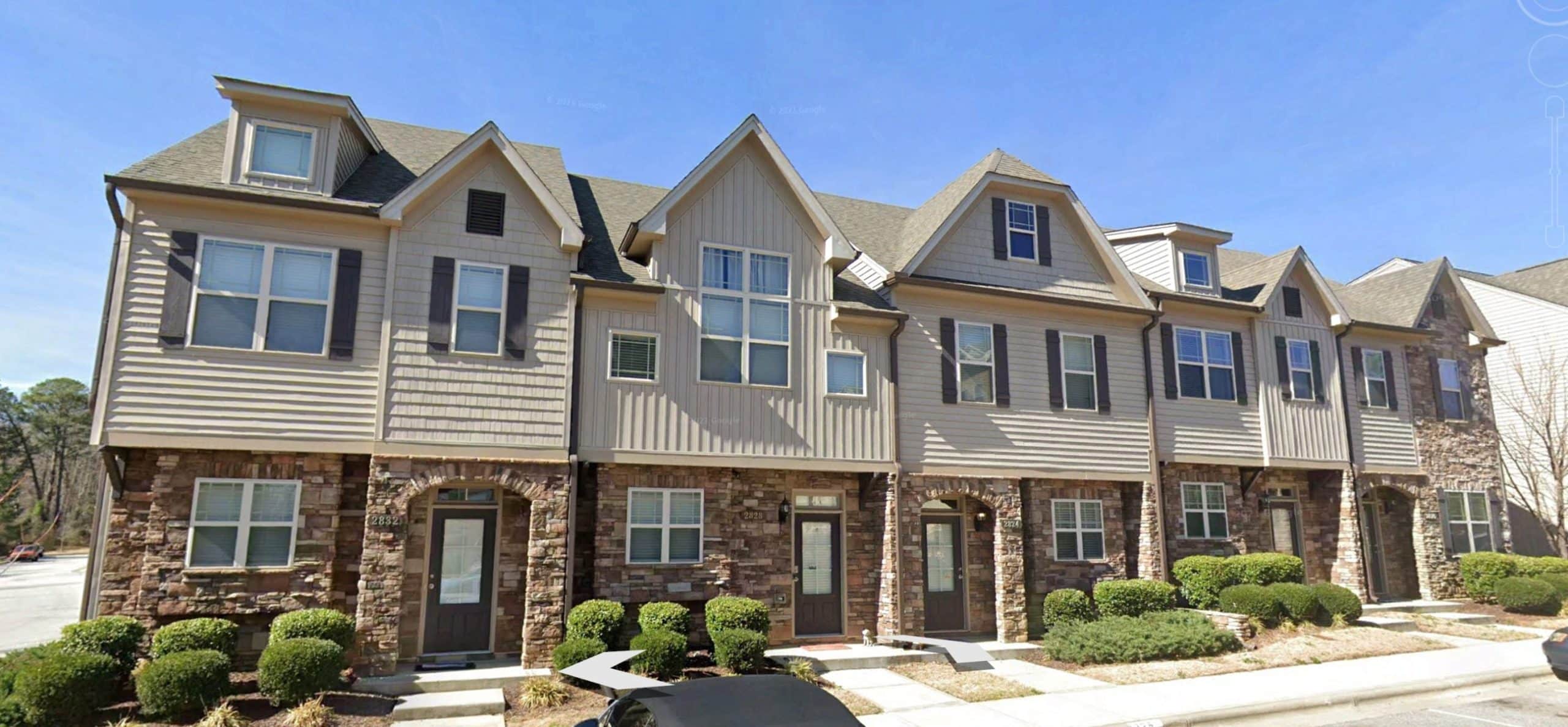 3-Bedroom Townhome Designs with Detailed Floor Plans and CAD