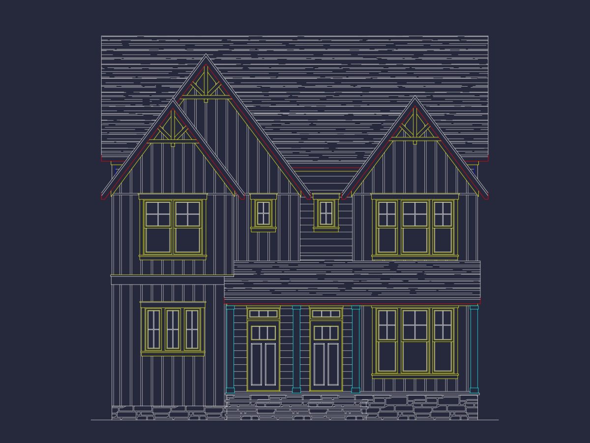 Stunning Duplex house Plan: Detailed Floor Plan and CAD Designs