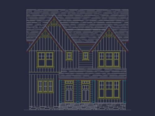 Stunning Duplex house Plan: Detailed Floor Plan and CAD Designs