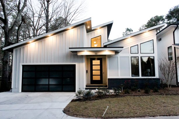 Modern house Floor Plan with CAD Designs and Blueprint