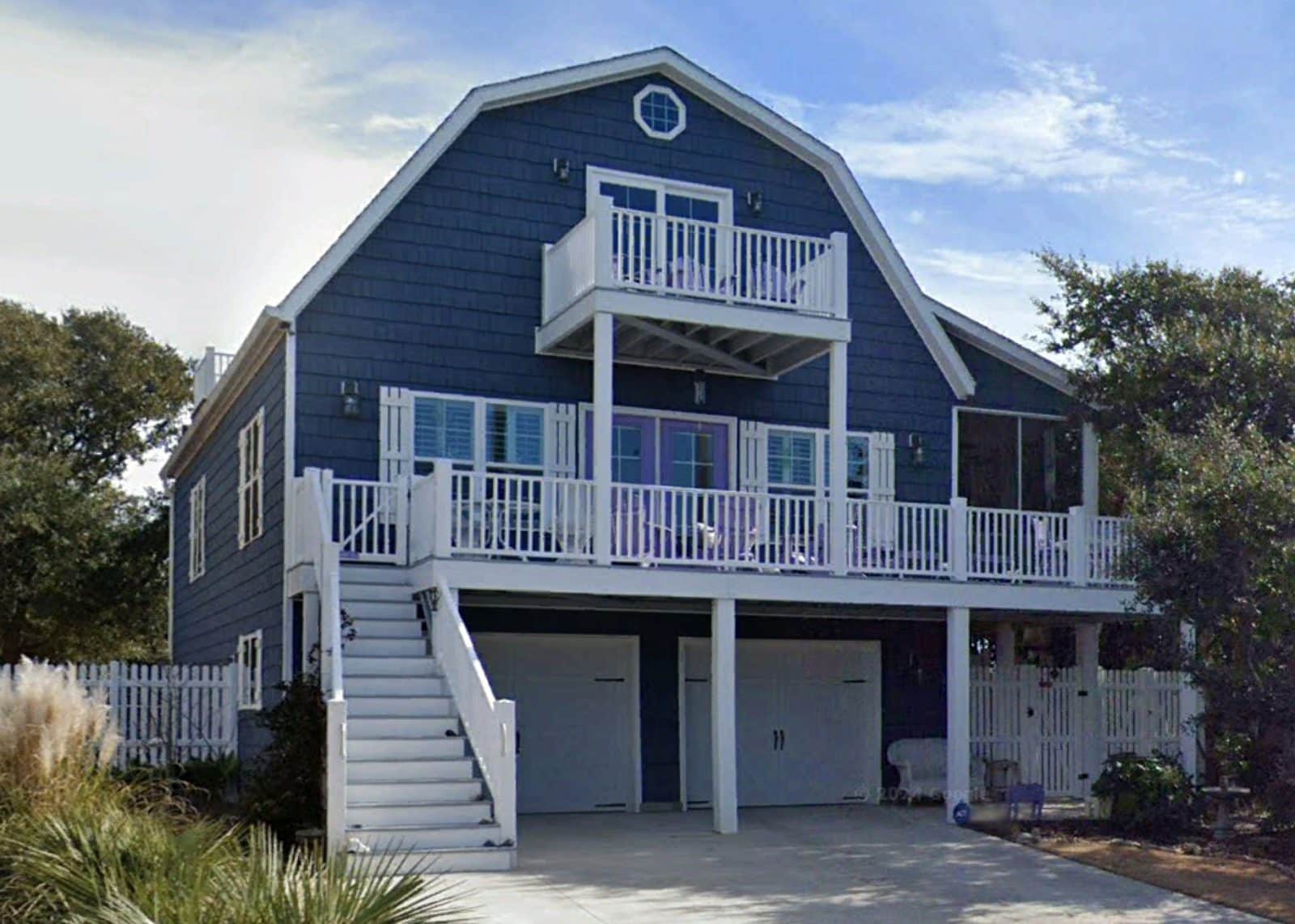 Modern Coastal house Plan with Detailed Blueprint & CAD Designs
