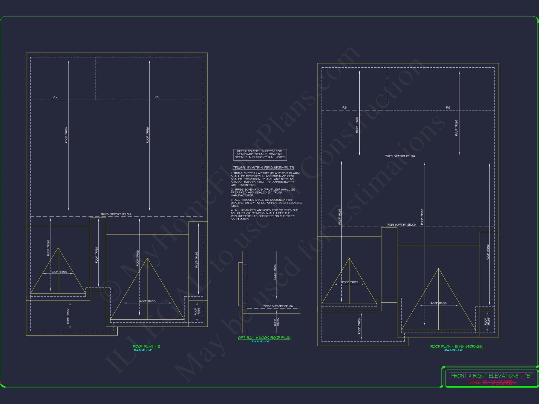"Image of a 2-story colonial house plan layout with 3-4 bedrooms"