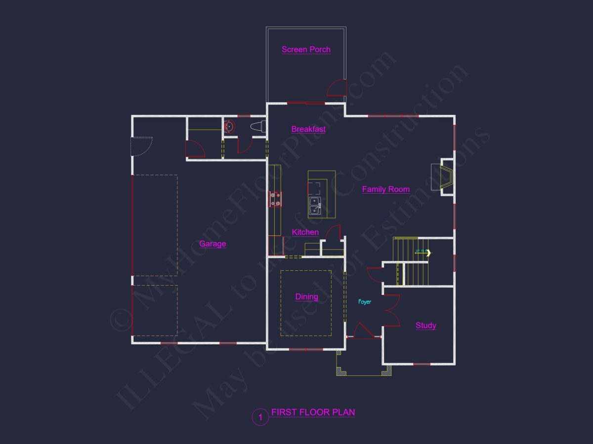 2-Story house Plan with 4 Bedrooms – Floor Plan & Designs