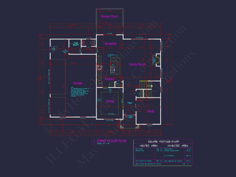 2-Story house Plan with 4 Bedrooms – Floor Plan & Designs