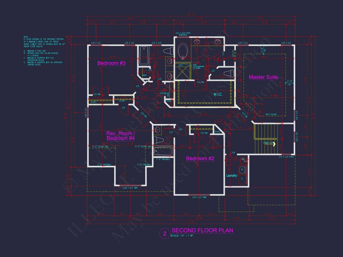 2-Story house Plan with 4 Bedrooms – Floor Plan & Designs