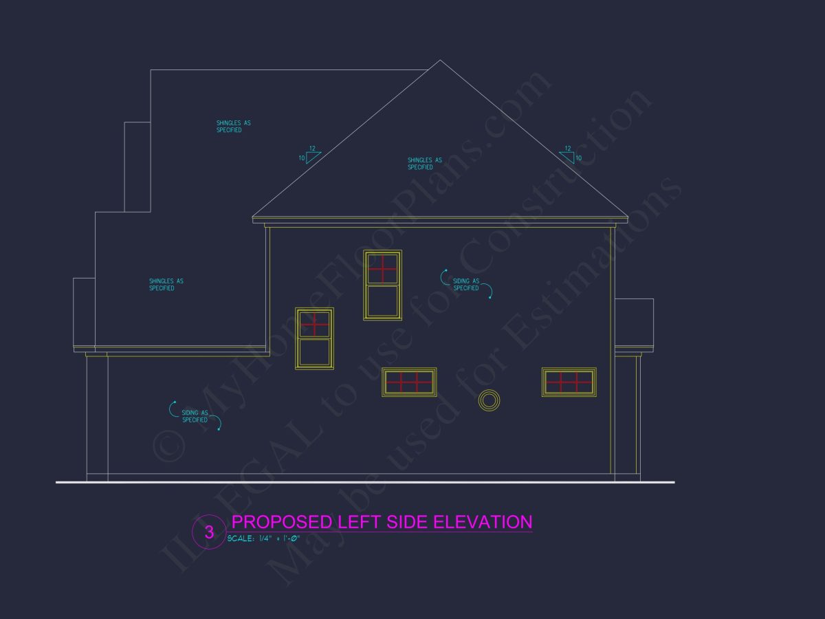2-Story house Plan with 4 Bedrooms – Floor Plan & Designs