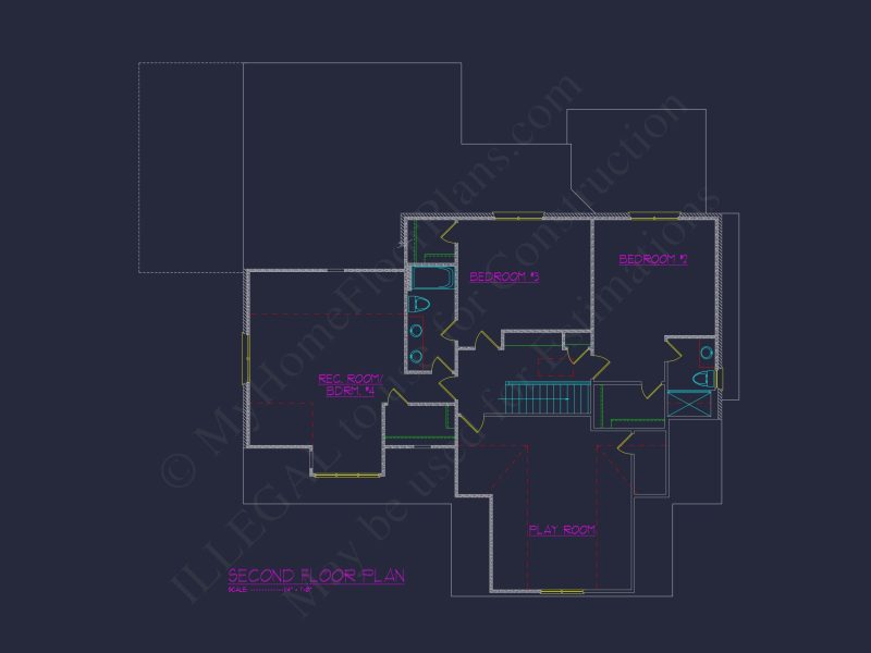 2-Story Luxury house Plan with CAD, Blueprint & Designs