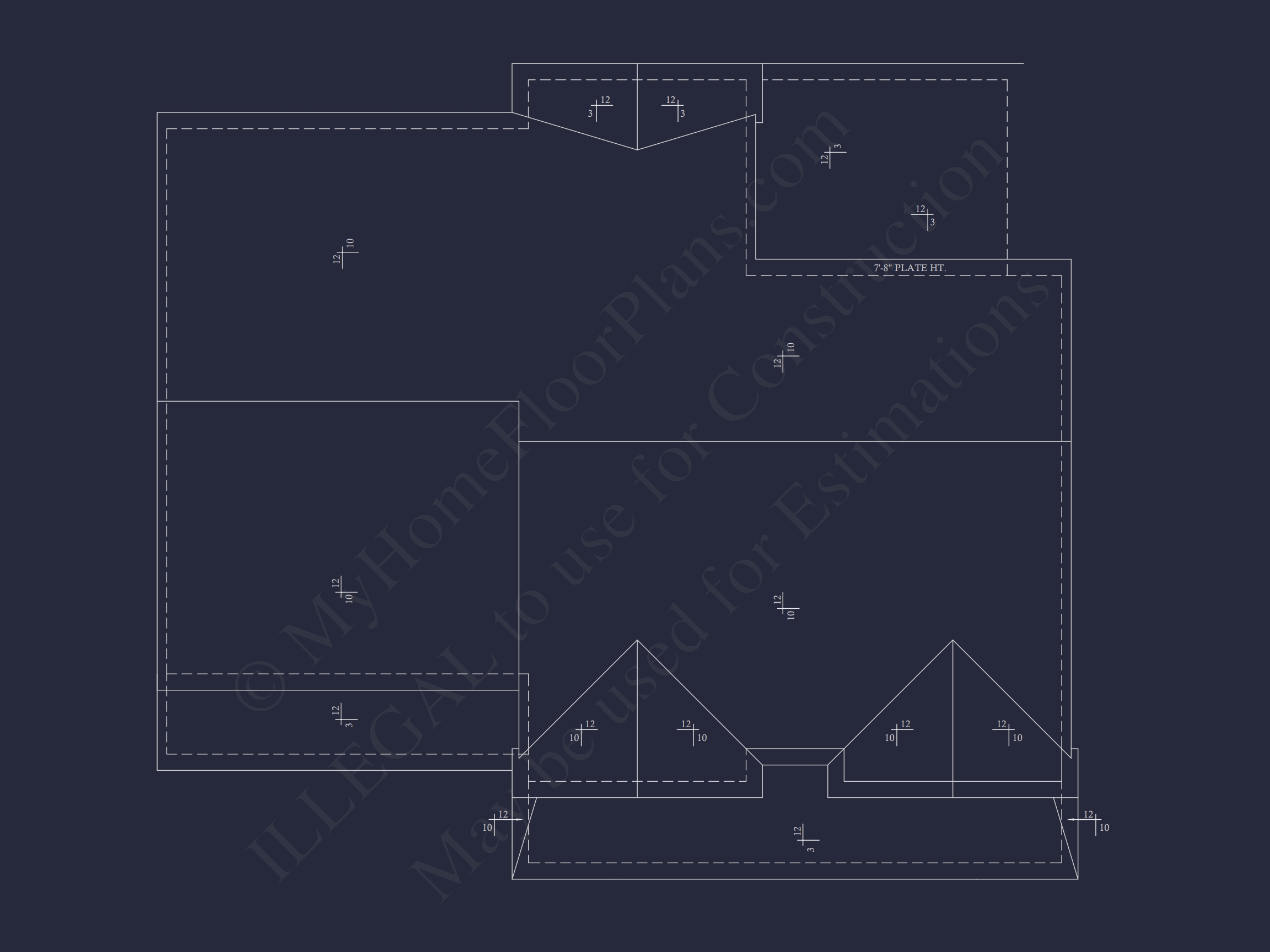 2-Story Traditional Home Plan w/Open Floor Plan - 3845 SqFt