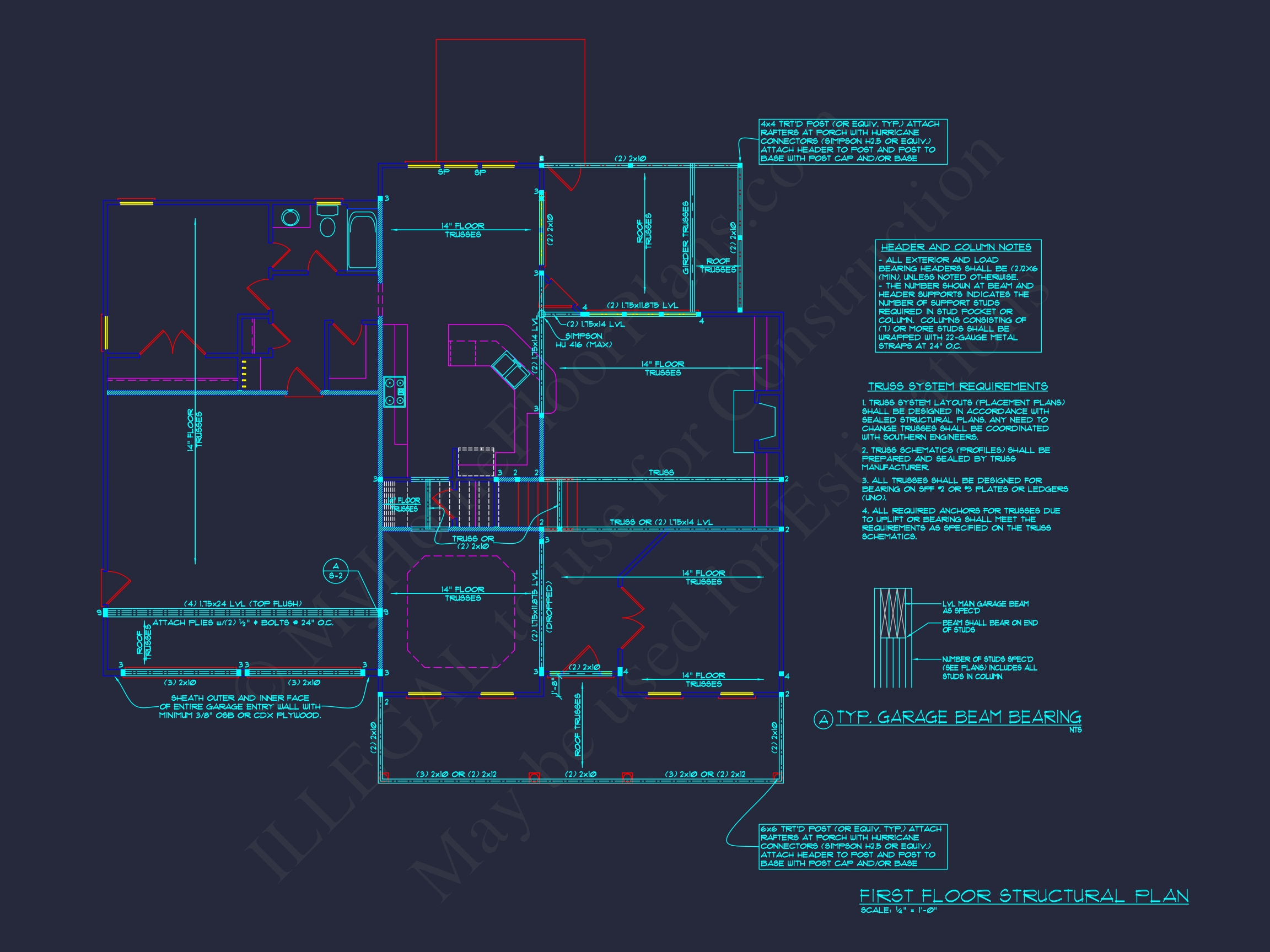 2-Story Traditional Home Plan w/Open Floor Plan - 3845 SqFt