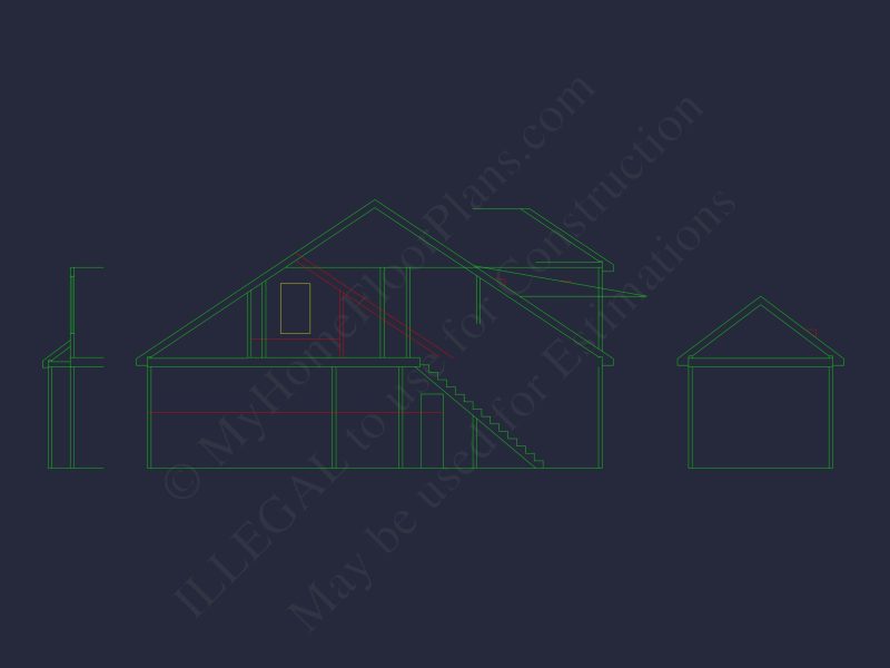 2-Story Craftsman house Plan with Open Floor Blueprint Designs
