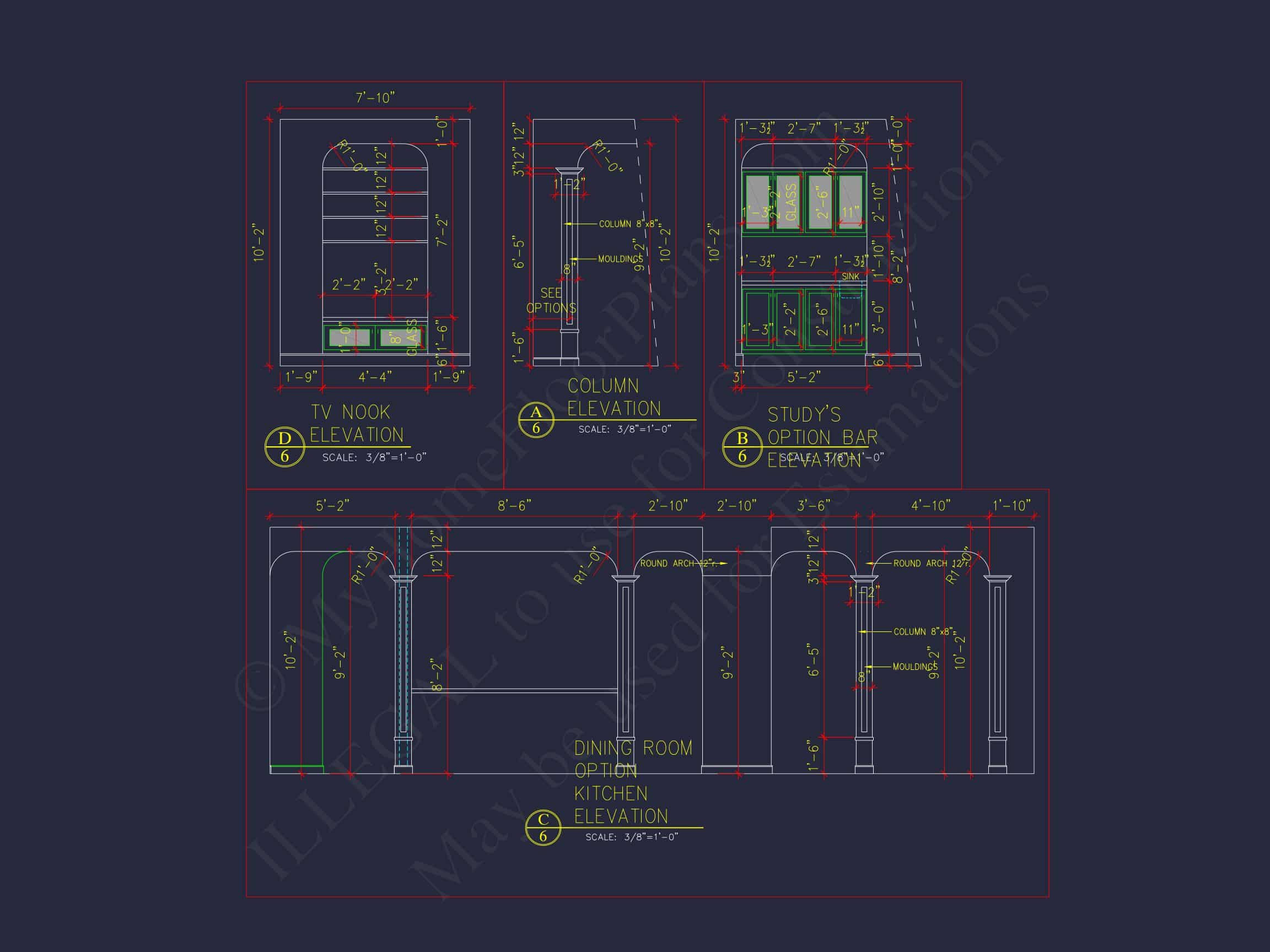 2-Story Craftsman house Plan w/Open Floor Plan (2605 Sq Ft)
