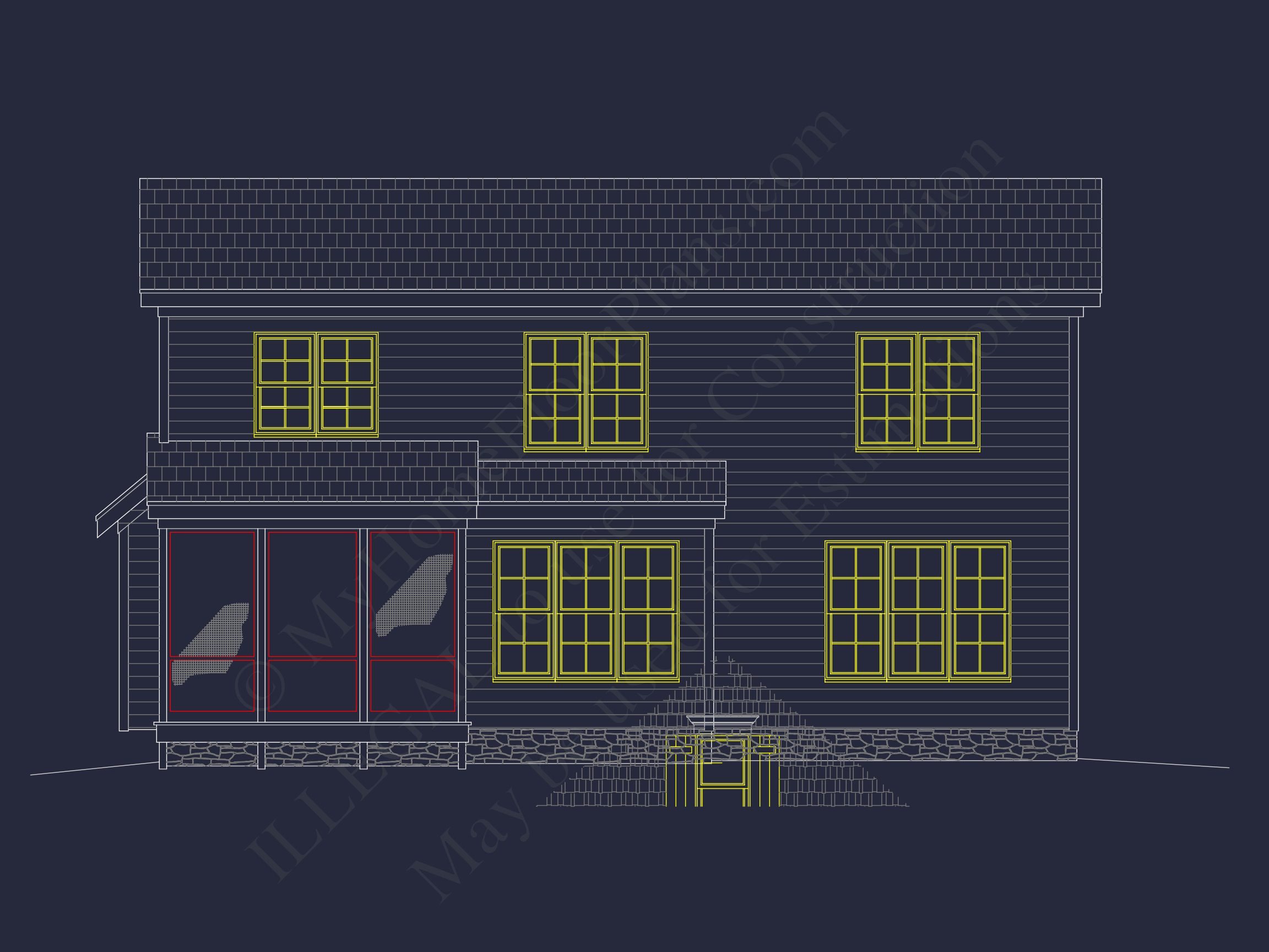 2-Story Craftsman house Plan Blueprint with Garage & Features