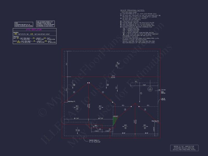 2-Story house Design Blueprint with 3-Bedroom Floor Plans