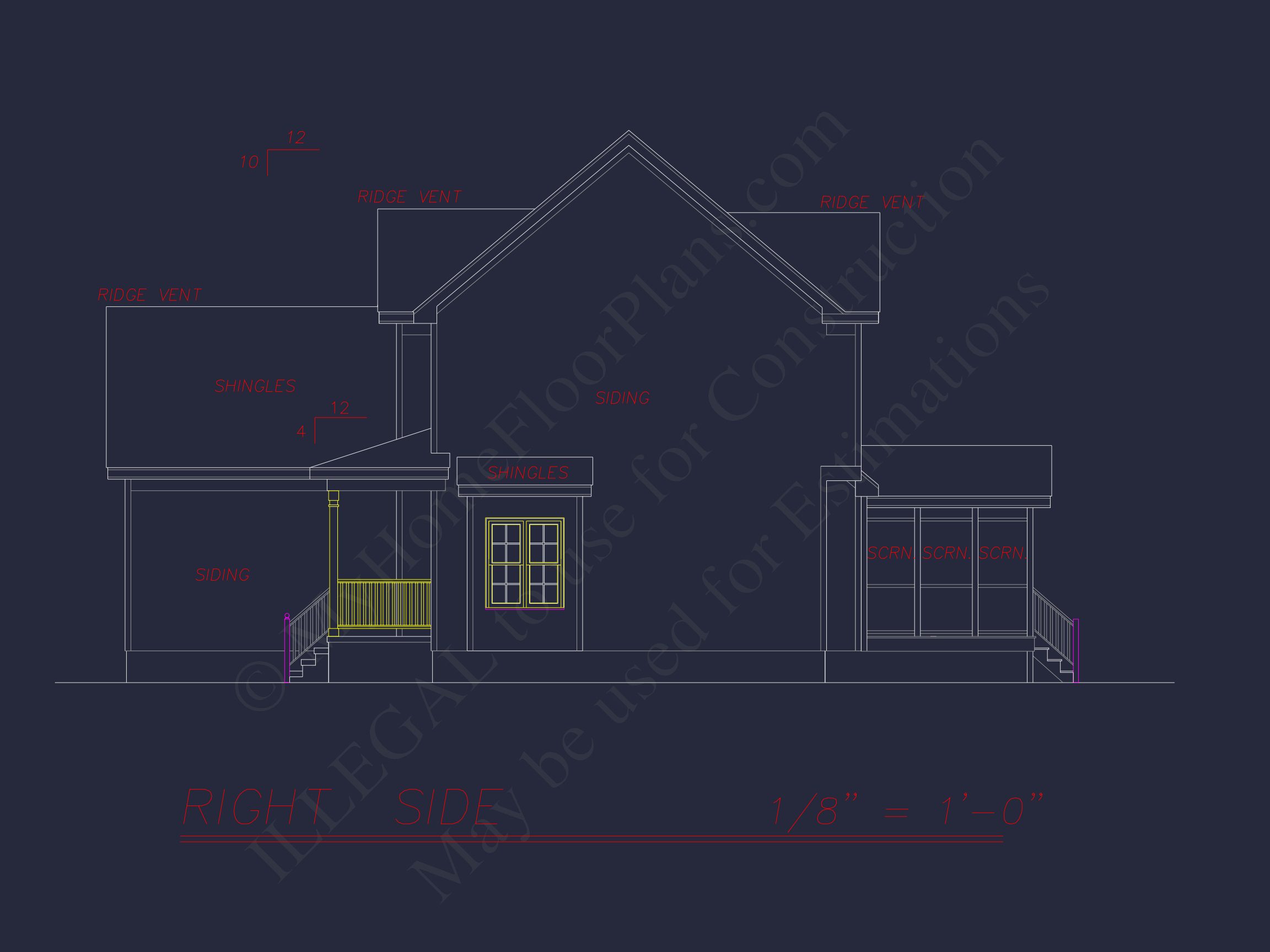 2-Story house Plan with 3 Bedrooms,CAD Designs & Blueprint