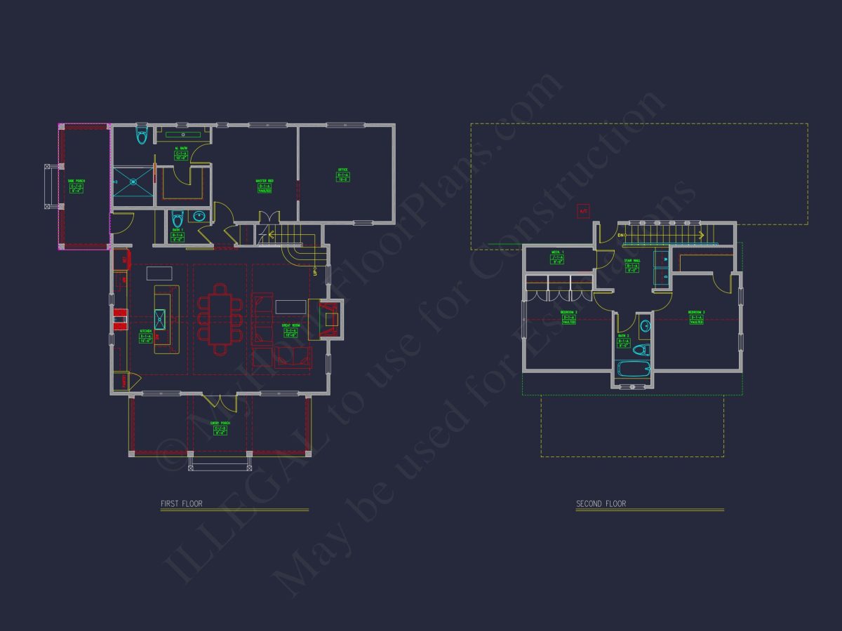 2-Story Traditional Craftsman house Plan