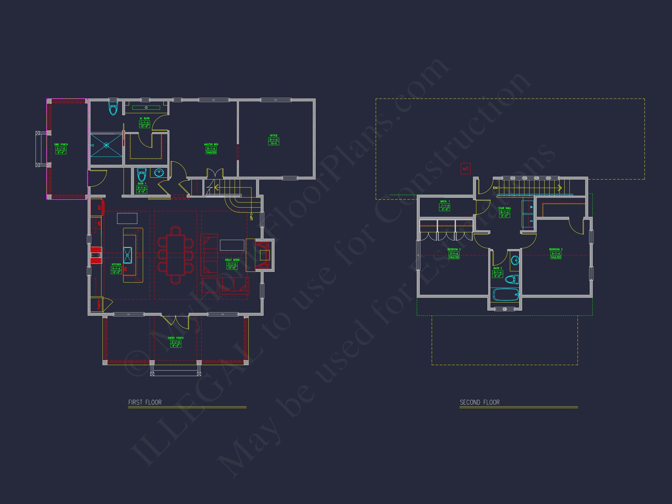 2-Story Traditional Craftsman house Plan