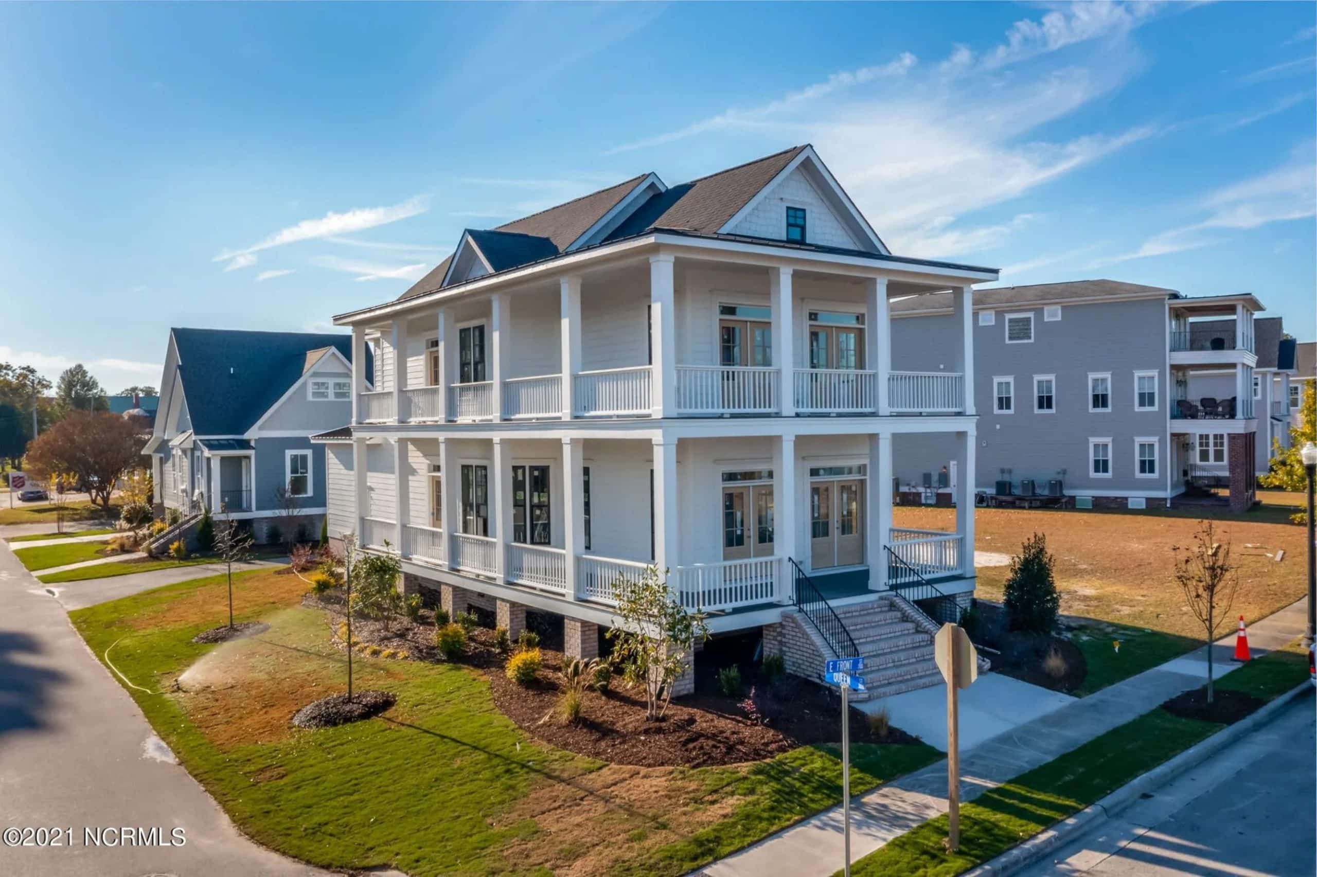 Elegant Charleston house Plan with 2-Story CAD Architecture