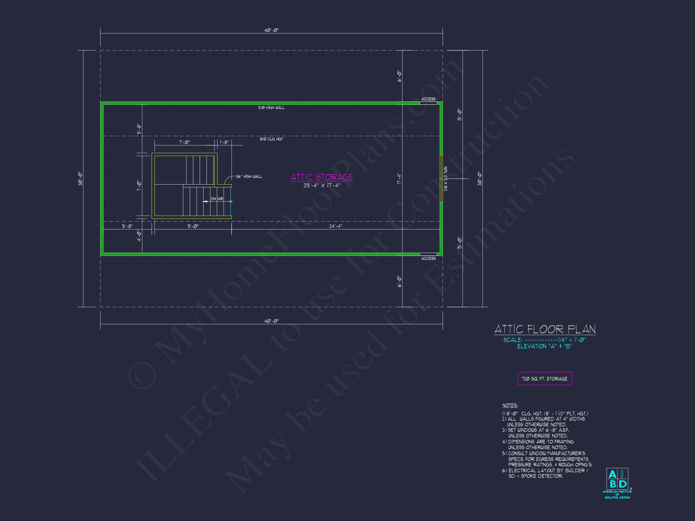 2280 Sq Ft 4-Bedroom 2-Story Traditional house Plan & Blueprint Designs